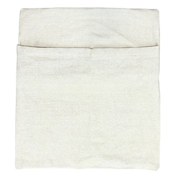 Pottery Barn Pillow Cover 18x18 Ivory Cream 100% Cotton Woven Textured - Picture 3 of 5